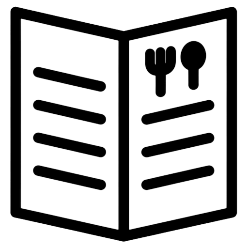 menu card Line Art icon