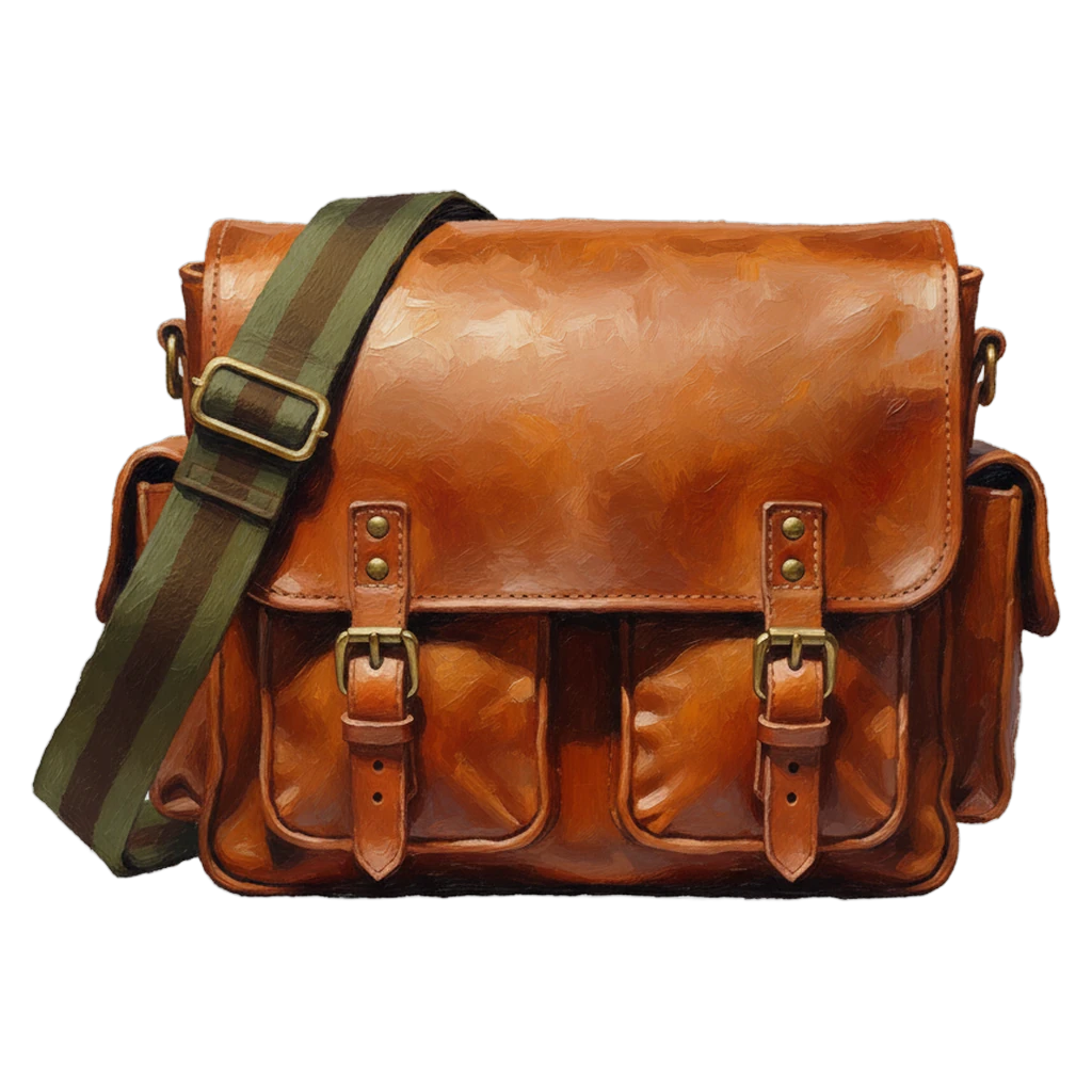 messenger bag Oil Painting icon