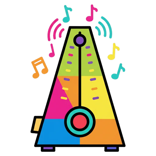 metronome Pop Art icon