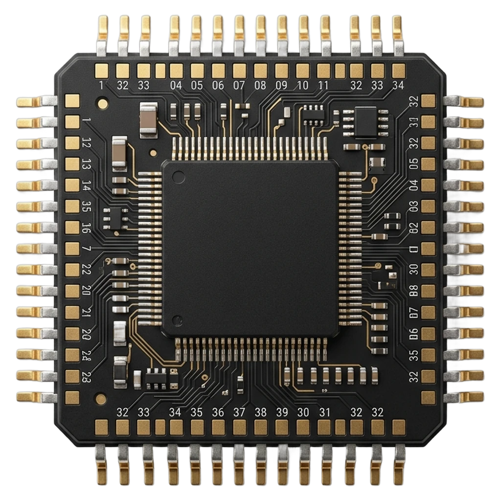 microcontroller unit Photorealistic icon - free AI-generated photorealistic icon for web and app projects