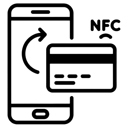 mobile payment Line Art icon - free AI-generated line art icon for web and app projects