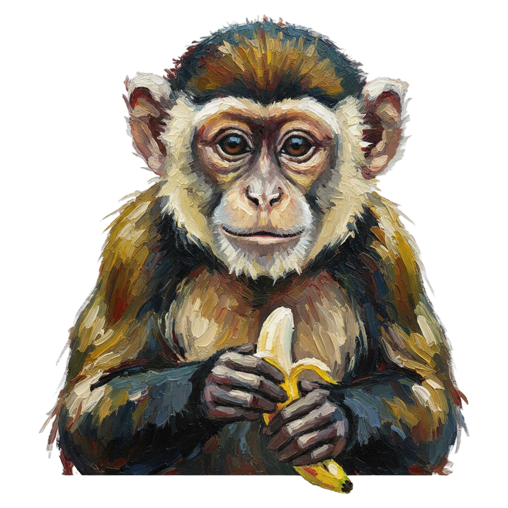 monkey Oil Painting icon