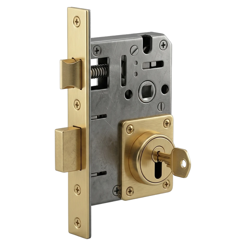 mortise lock Photorealistic icon