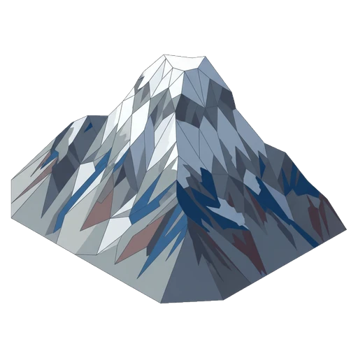 mount everest Isometric icon