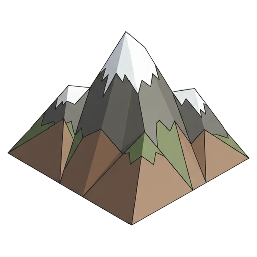 mountain Isometric icon