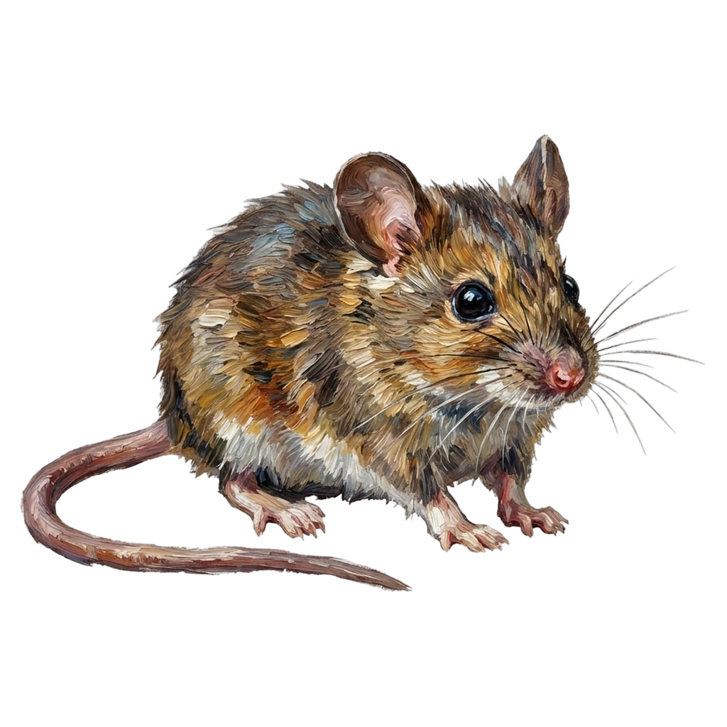 mouse animal Oil Painting icon
