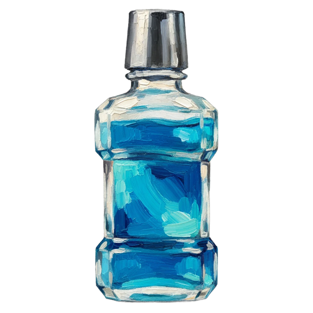 mouthwash Oil Painting icon