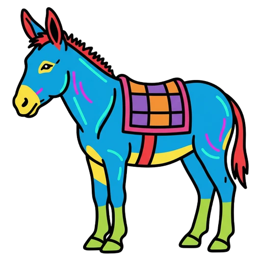 mule Pop Art icon