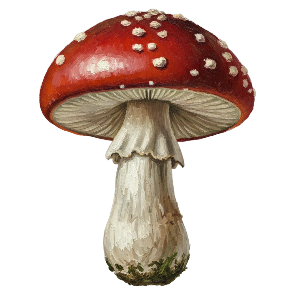 mushroom Oil Painting icon
