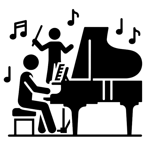 music lesson Line Art icon