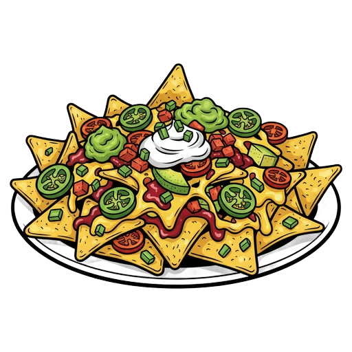 nachos Pop Art icon