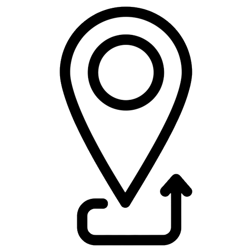 near me pin Line Art icon - free AI-generated line art icon for web and app projects