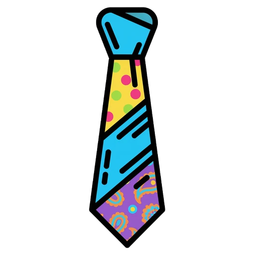 necktie Pop Art icon