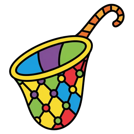 net Pop Art icon - free AI-generated pop art icon for web and app projects