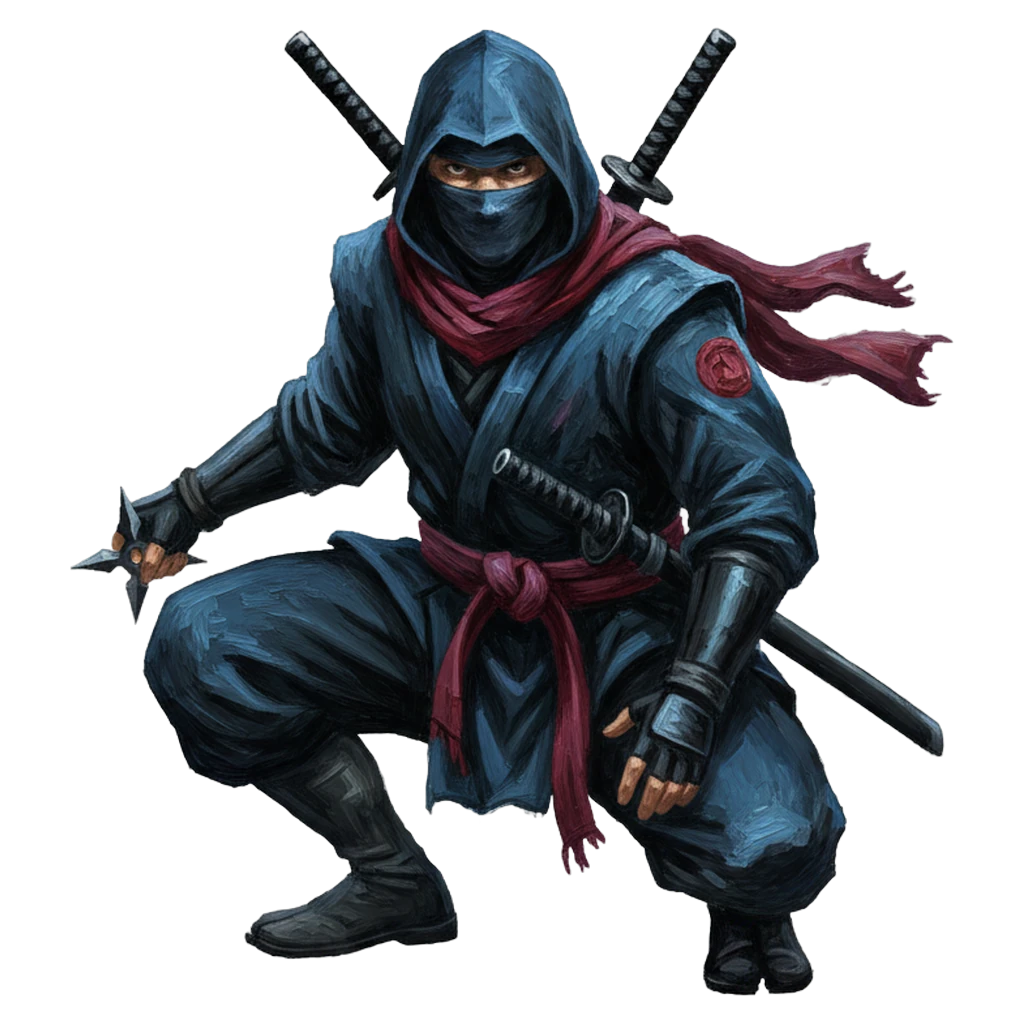 ninja Oil Painting icon