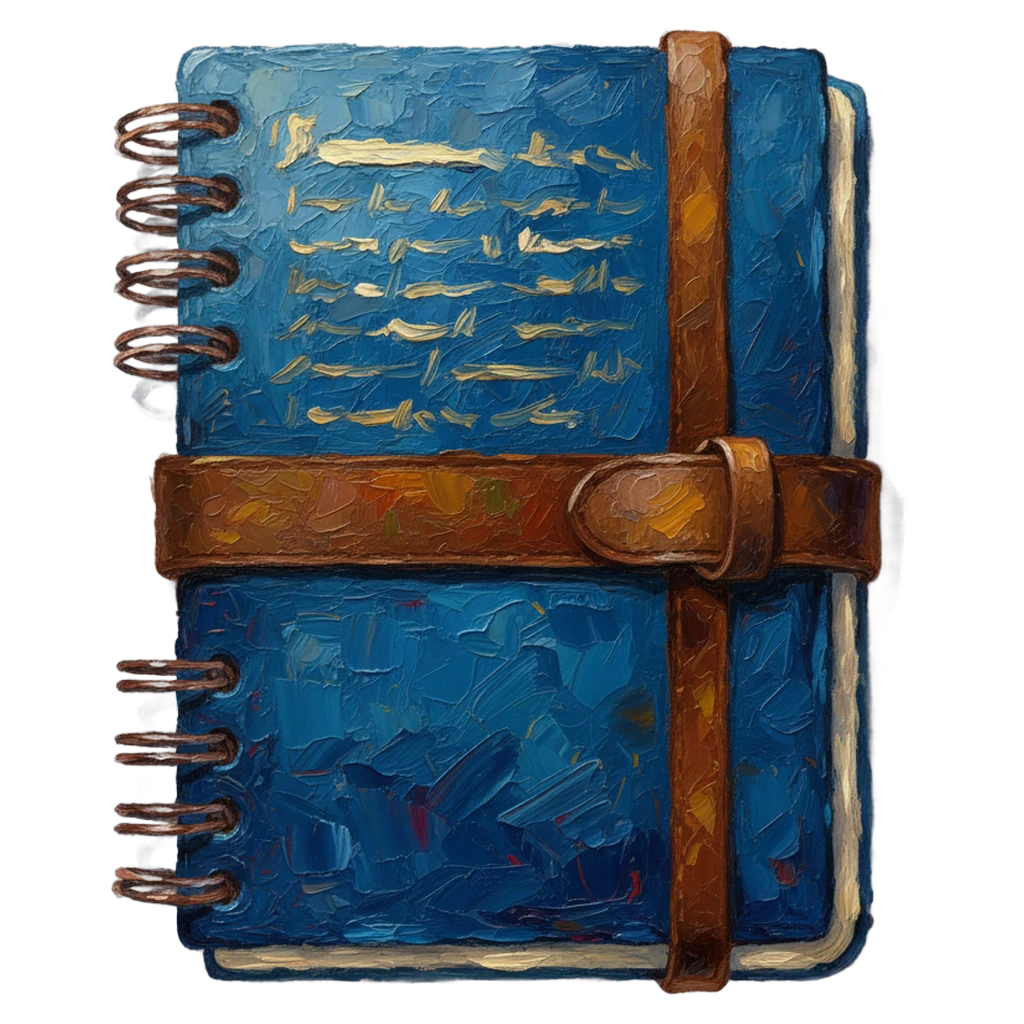 notebook Oil Painting icon