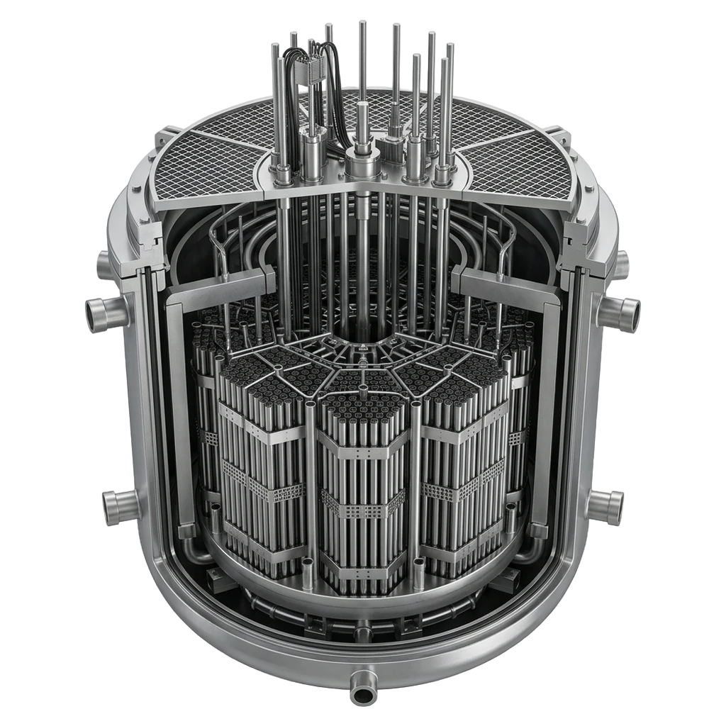 nuclear reactor core Photorealistic icon