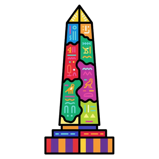 obelisk Pop Art icon