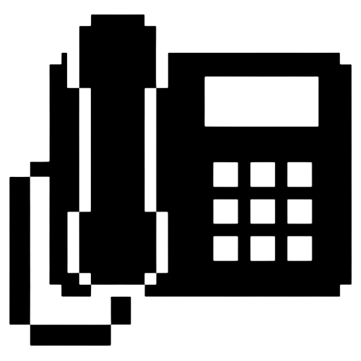 office phone Pixel Art icon