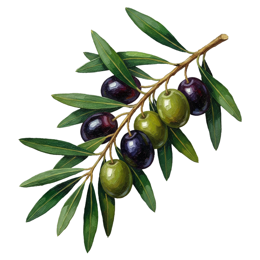 olive branch Oil Painting icon