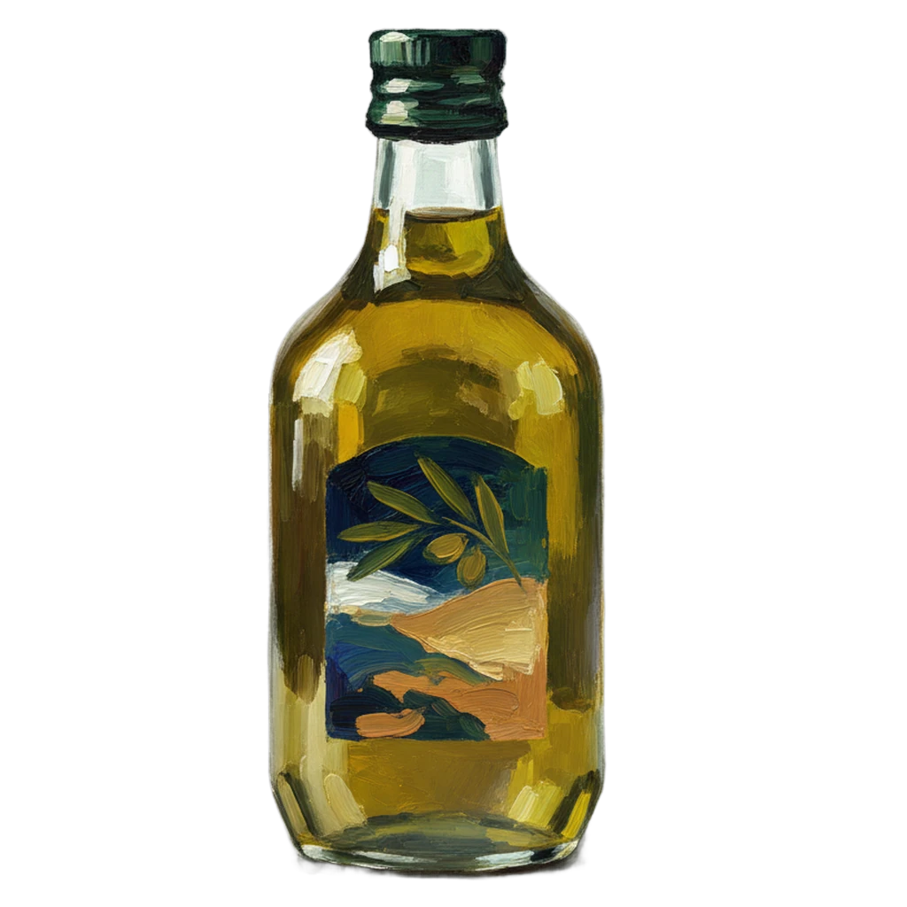 olive oil bottle Oil Painting icon
