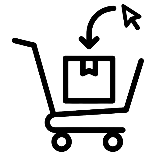 online order Line Art icon - free AI-generated line art icon for web and app projects