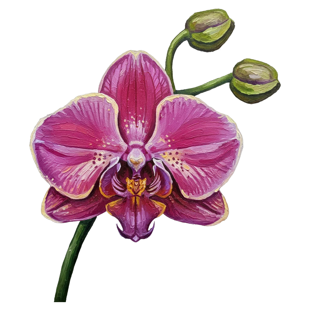 orchid Oil Painting icon
