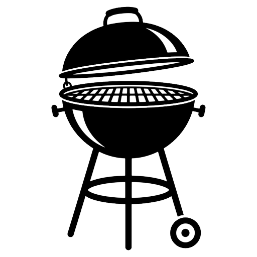 outdoor grill Line Art icon - free AI-generated line art icon for web and app projects