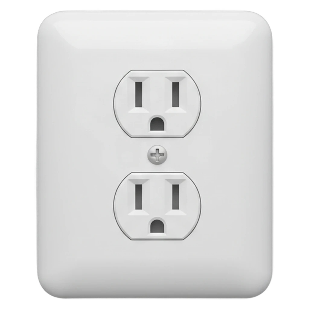 outlet cover Photorealistic icon