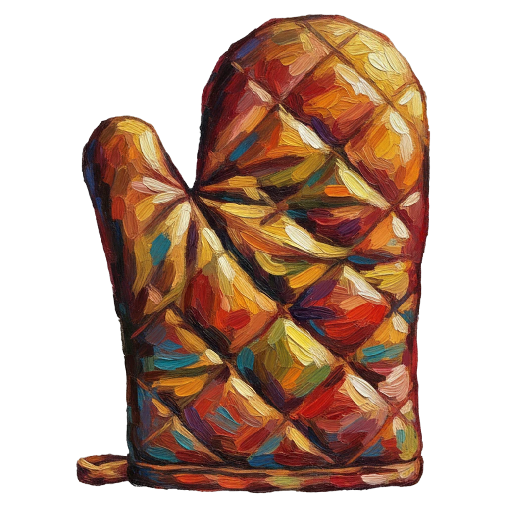 oven mitt Oil Painting icon