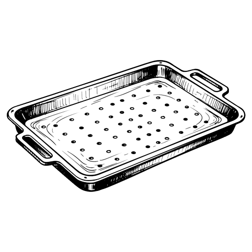 oven tray Hand Drawn icon