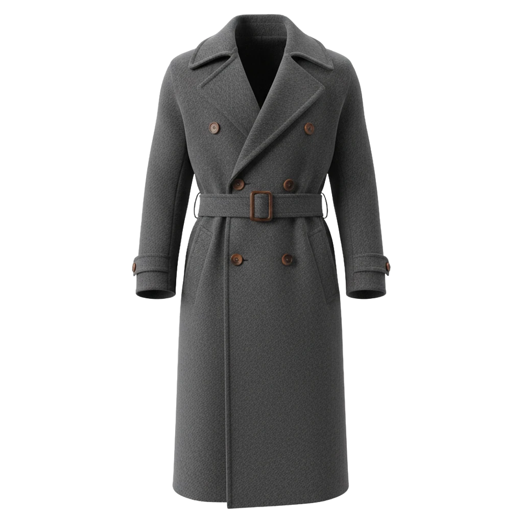 overcoat Photorealistic icon