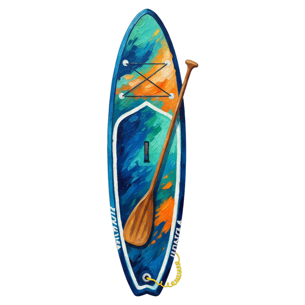 paddleboard Oil Painting icon