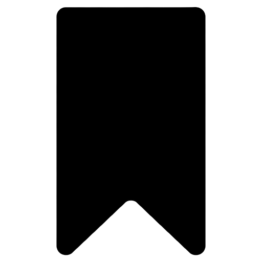 page bookmark Solid Glyph icon