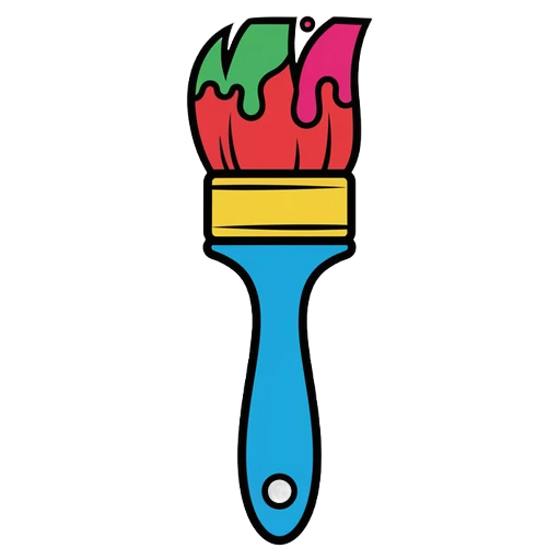 paintbrush Pop Art icon