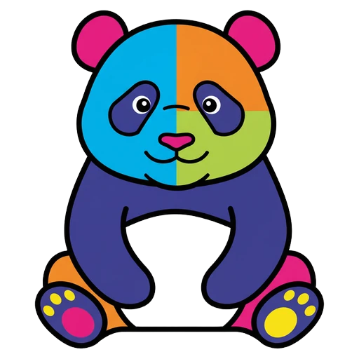 panda Pop Art icon