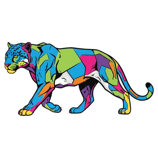 panther Pop Art icon