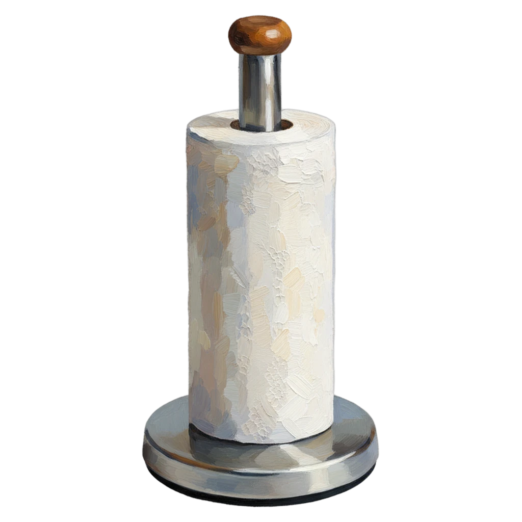 paper towel holder Oil Painting icon
