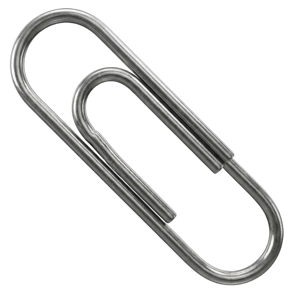 paperclip Photorealistic icon