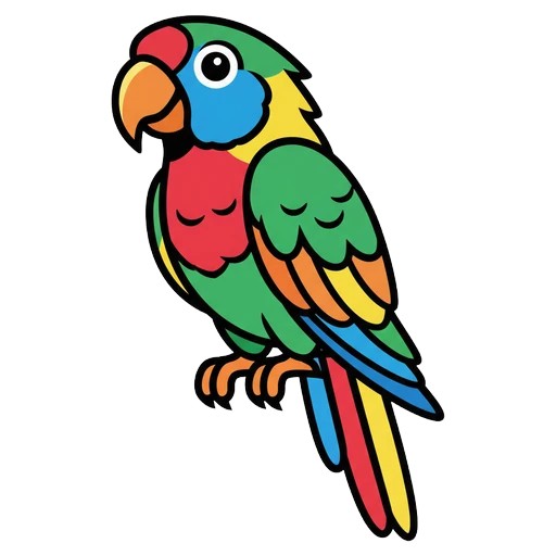 parrot Pop Art icon
