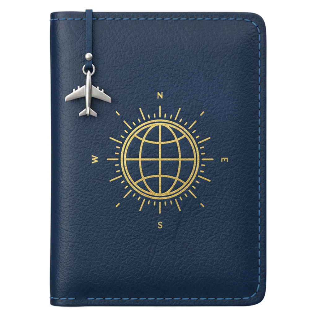 passport holder Photorealistic icon