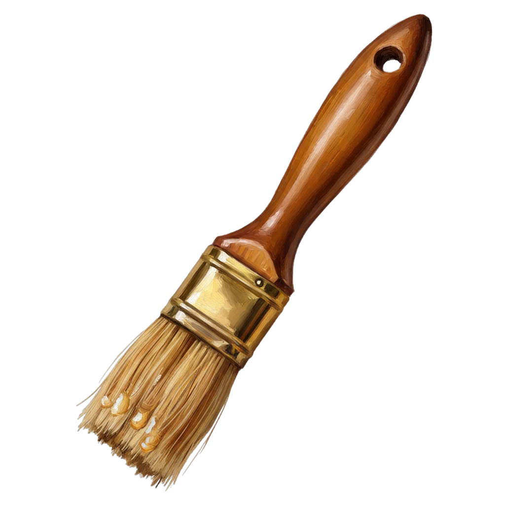 pastry brush Oil Painting icon