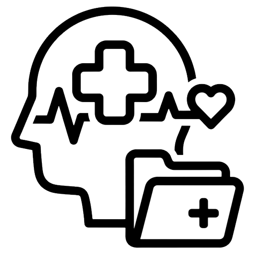 patient profile Line Art icon