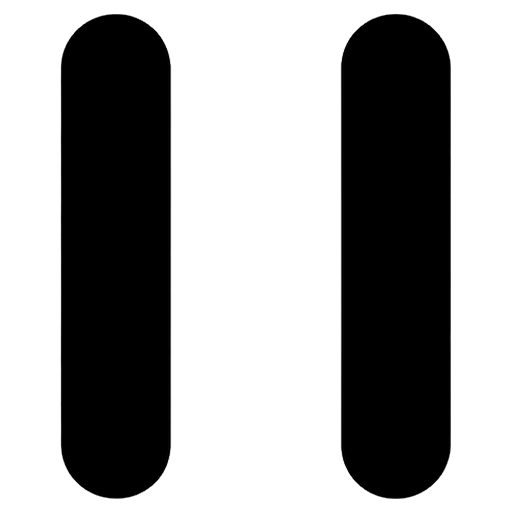 pause button Line Art icon - free AI-generated line art icon for web and app projects