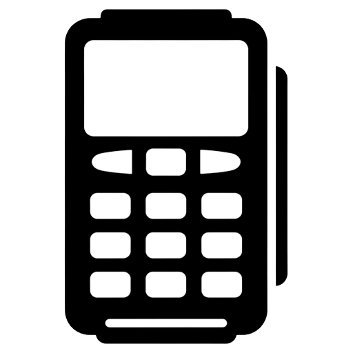 payment terminal Solid Glyph icon - free AI-generated solid glyph icon for web and app projects