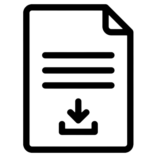 pdf document Line Art icon