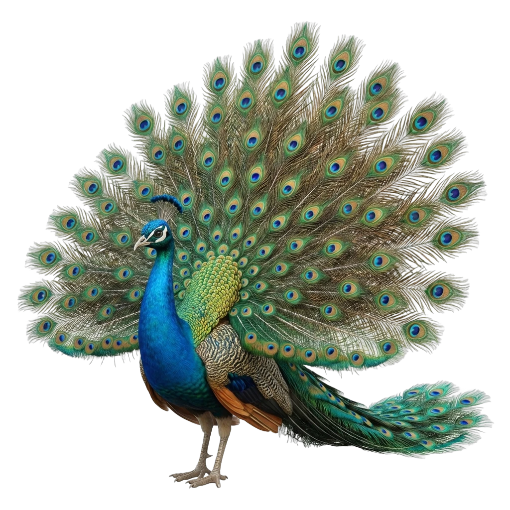 peacock Photorealistic icon