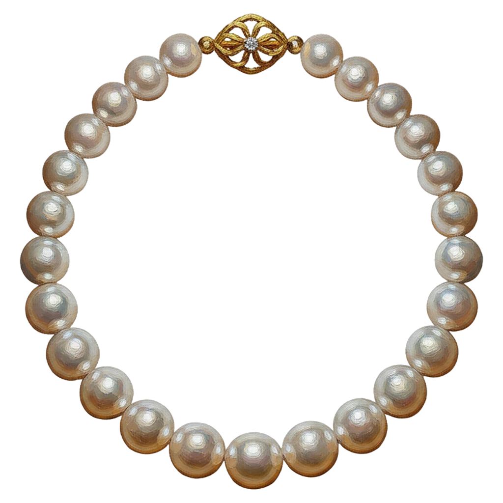 pearl necklace Oil Painting icon