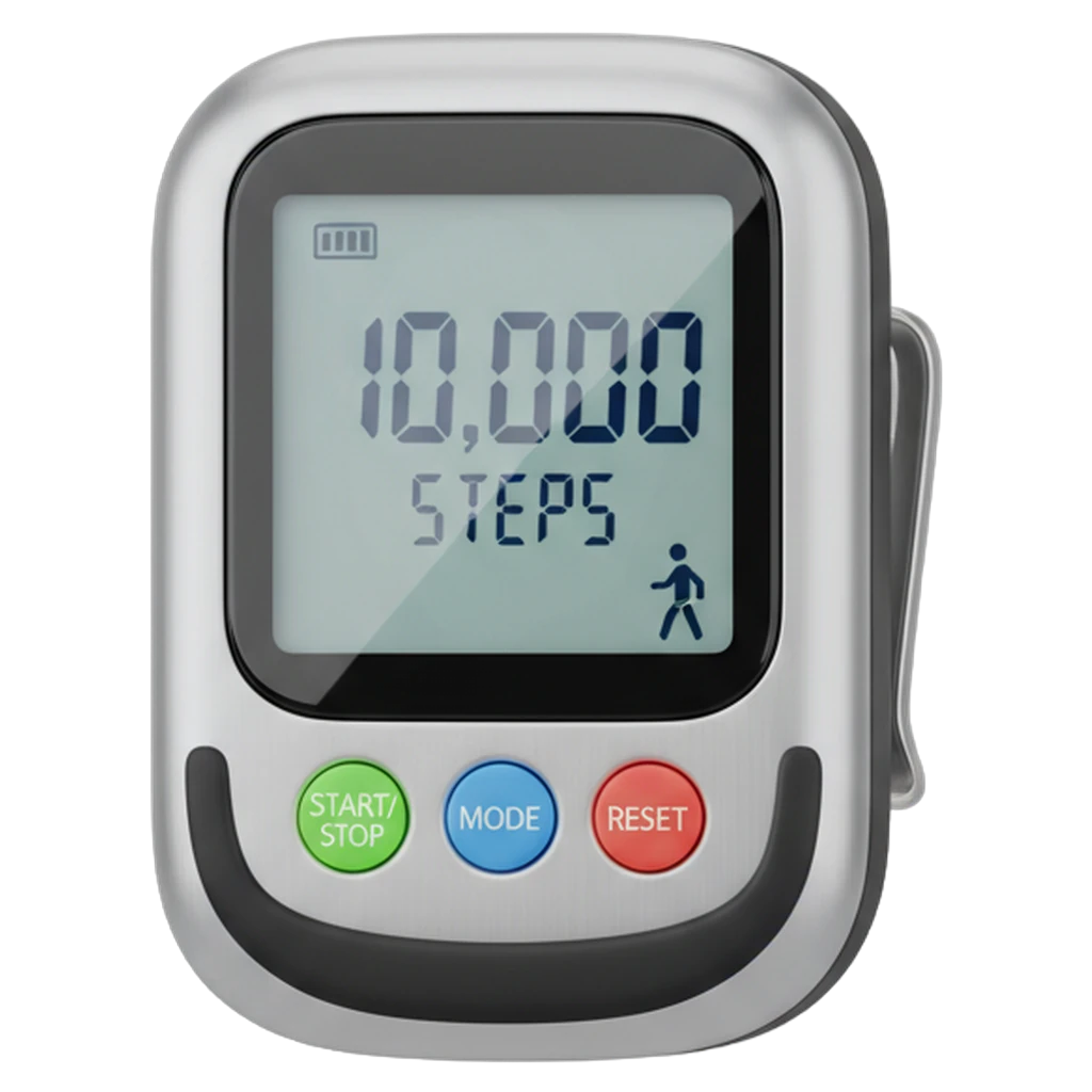 pedometer Photorealistic icon