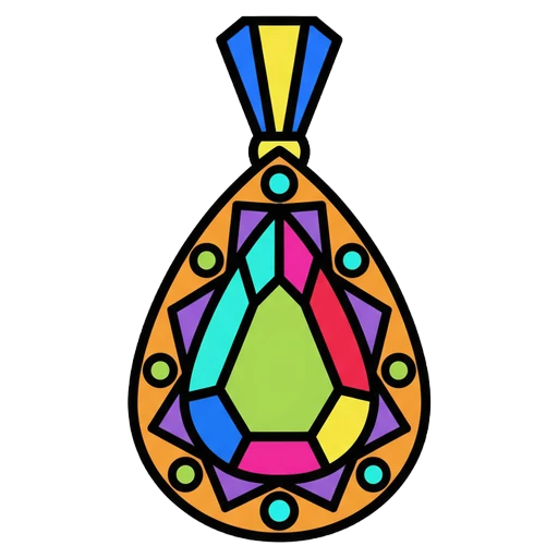 pendant Pop Art icon